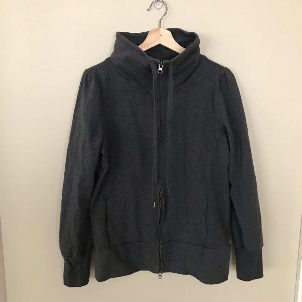 JACOB CONNEXION High Neck Double Zip Sweater